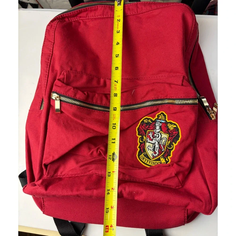 Universal Studios Harry Potter Gryffindor Lined Red Backpack Laptop Bag NEW